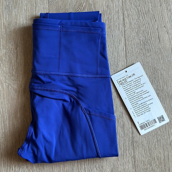 fast and free 25" high rise psychic size 2 lululemon nwt - Picture 1 of 15